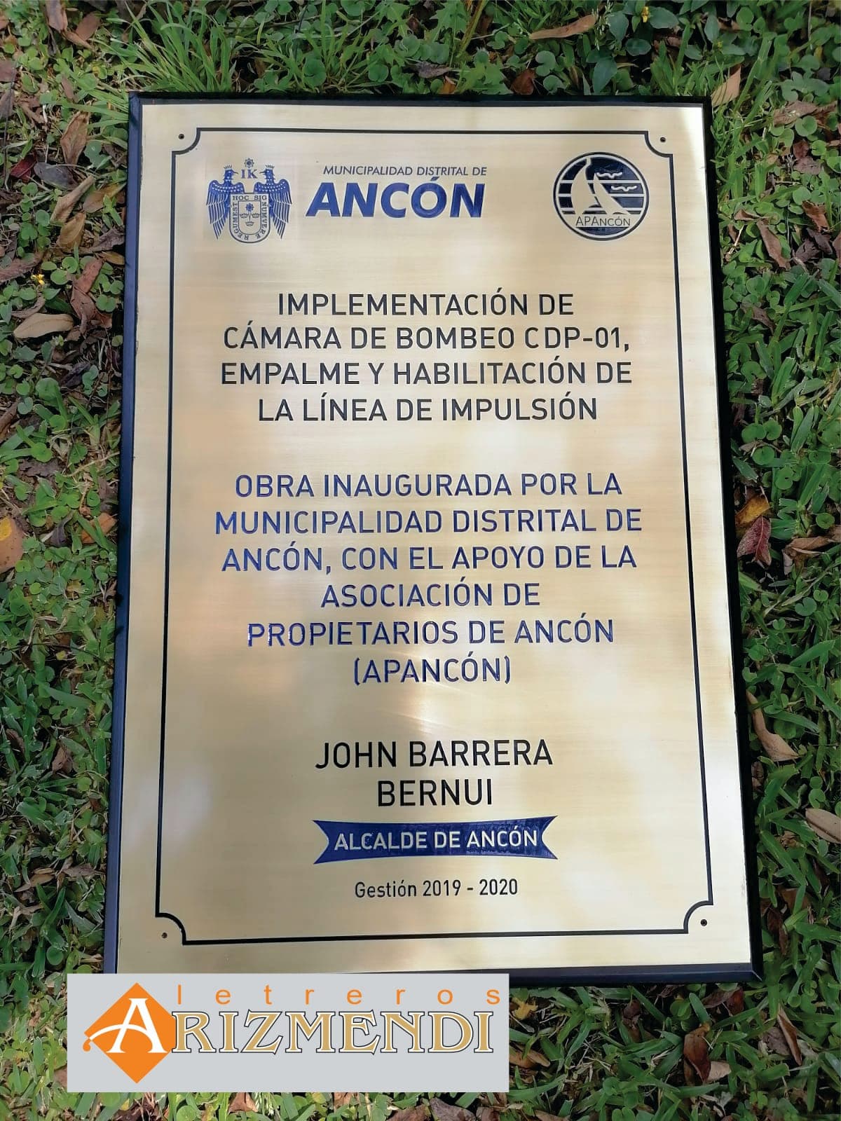 Letreros de Bronce